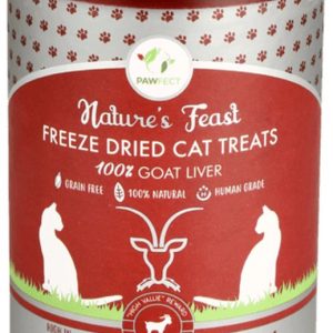 Pawfect freeze dried snack, geiten lever
