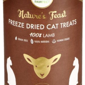 Pawfect freeze dried snack, lam